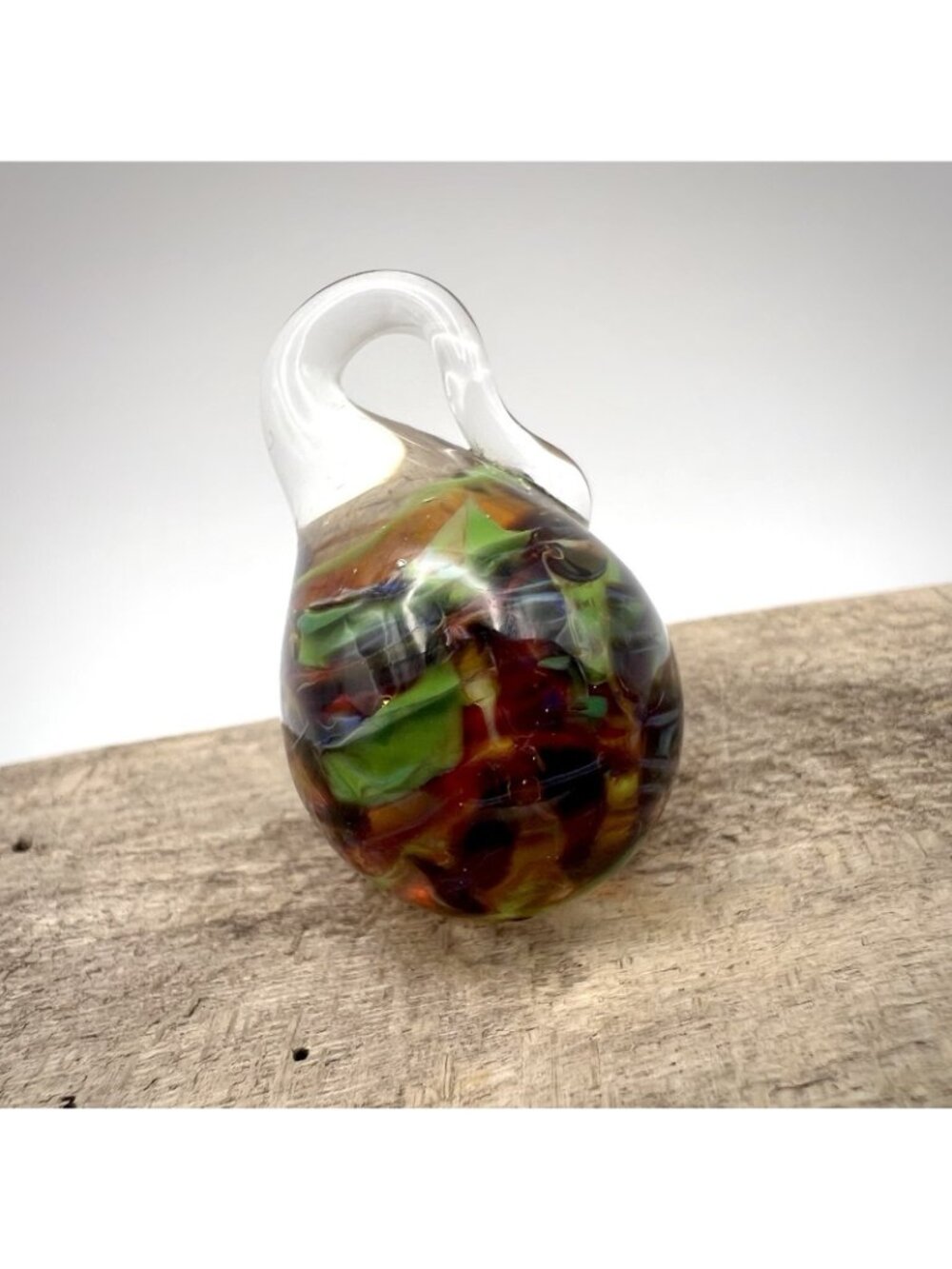 Vintage Swirled Art Glass Pendant